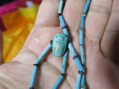 Collier faïence 1 - collier,