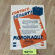 Batterie automobile monoplaque