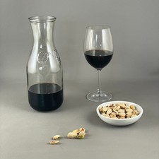 Carafe à vin en verre motif