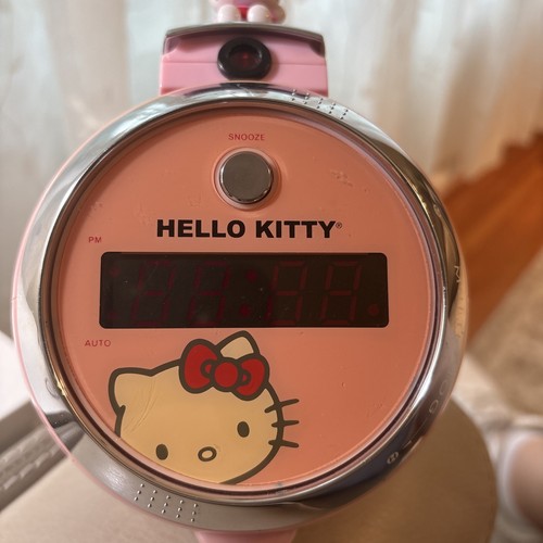 Hello kitty clock radio and - hello,