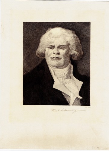 Gravure sur cuivre avec - sur, cuivre-avec