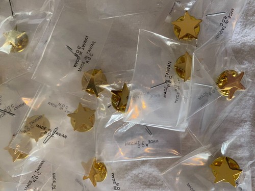 Gold star lapel - lapel,
