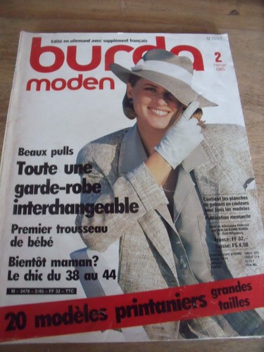 Magazine burda moden toute une - magazine,