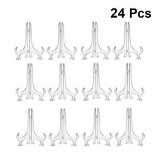  24 Pcs Range Assiette Vaisselle Support À Assiettes Rack D'affichage Plat