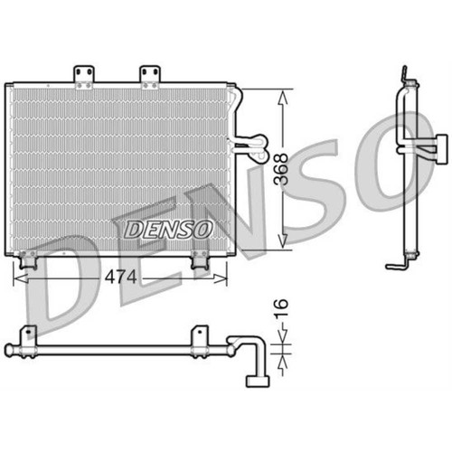 Denso condenseur climatisation - denso,