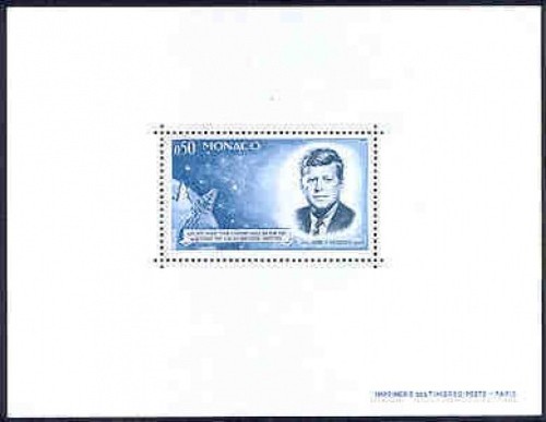Monaco 1964 kennedy - kennedy, 50c