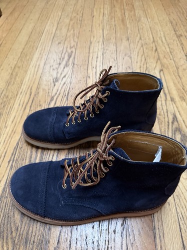 Yuketen johnson navy - navy, suede