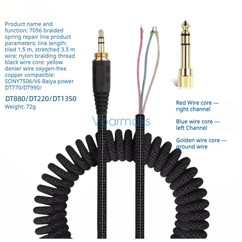 Audio cable for - audio, 7506