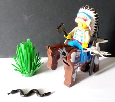 Lego Western 6709 chef indien - Bel état occasion -