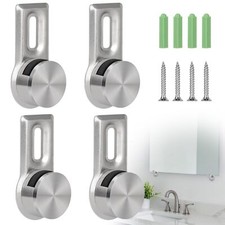 4 x Fixation Miroir Mural