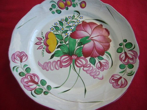 Plat faience des islettes - faience,