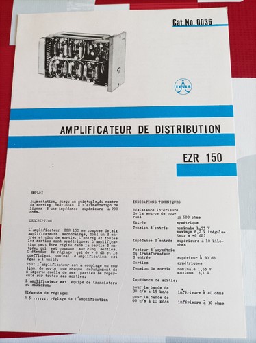 Ancienne publicite technique - ancienne,