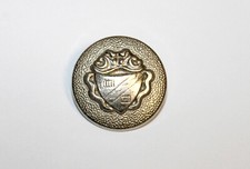 RARE BOUTON UNIFORME MILITAIRE ANCIEN DE LIVRÉE - ARMOIRIE BLASON EMBLEME D:22mm