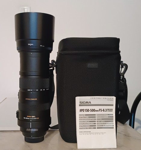 Objectif sigma 150 - sigma, 150-500