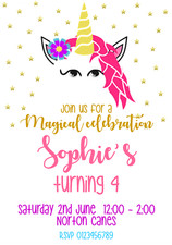 Invitations de fête