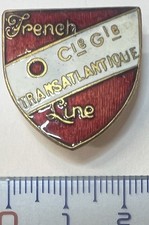 Insigne / Boutonnière Compagnie Transatlantique French Line REF85171