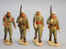 ALU ALUDO  4  LEGIONNAIRES REPEINTS  LOT 4