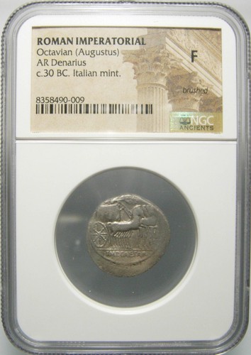Octave augustus denarius - octave, ar