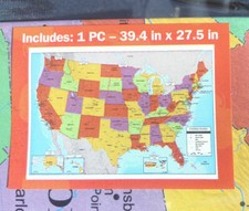 World Map and USA for Kids