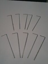 20 piquets de tente, clou de sol, piquets de tente métal en acier inoxydable