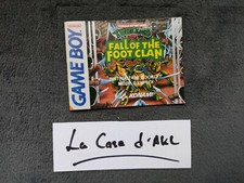 Notice seule Nintendo Gameboy