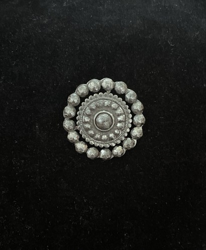 Bouton ancien acier - -,