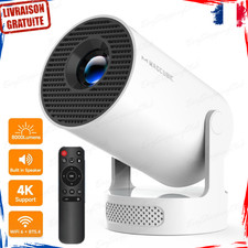 Mini Vidéoprojecteur Portable FullHD 4K Android 11 WiFi6 BT5.4 HiFi 5W HY300Pro+