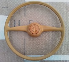 Beau Volant Beige Quillery RENAULT 4CV 4 CV Cabriolet Découvrable Steering Wheel