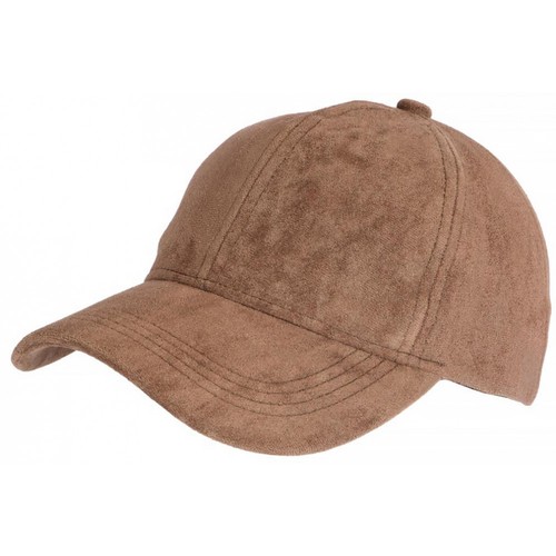 Casquette daim marron - marron, tabac