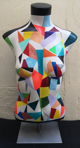 Mannequin décor peint - , travail
