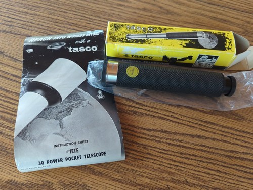 Vintage tasco pocket - vintage, telescope