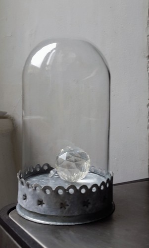 Reliquaire verre zinc - en,