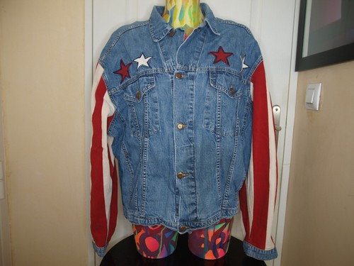 Blouson vintage jean chipie - vintage,