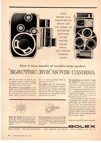 1959 bolex computmatic 3 - bolex,