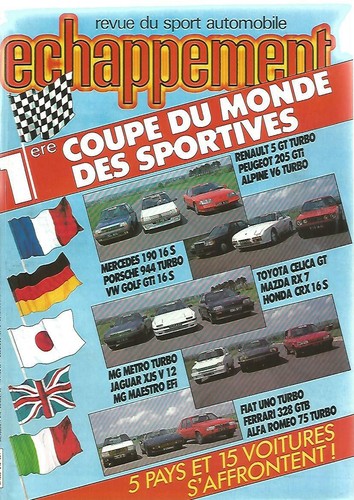 Echappement 213 1ère coupe - 1ère,