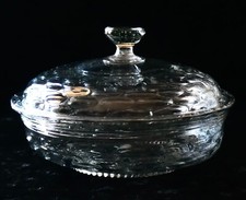 Confiturier couvert verre 18ème siècle époque Louis XV