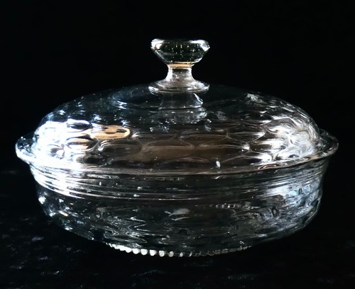 Confiturier couvert verre