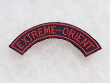 Un insigne tissu militaire