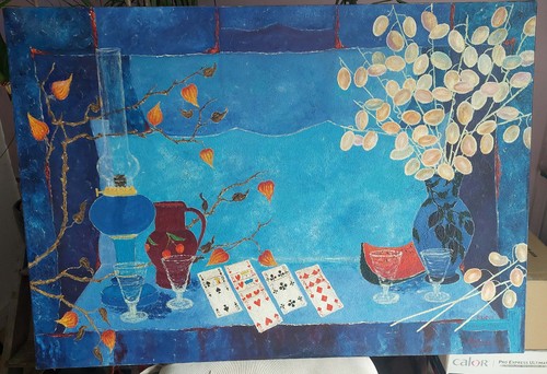 Grand tableau huile - grand, toile