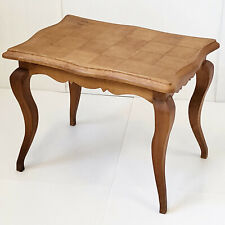 TABLE D'APPOINT VINTAGE 1950 EN CHENE PLATEAU A DAMIER 50S 1950S ANNEES 50