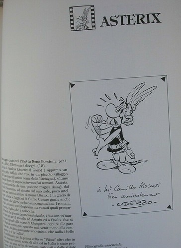 Asterix dessin inedit uderzo - dessin,