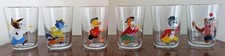 6 timbales 16 cl vintage en verre luminarc décor animaux de dessins animés