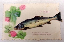 CPA Fantaisie gaufrée - 1e