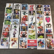 MARVEL Deviens un héros 2020 - Lot de 8 images Stickers Leclerc au choix!