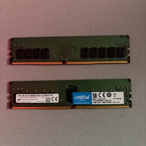 Micron 16gbx2 pc4 2666v - 16gbx2, pc4-2666v-r