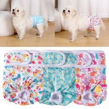 Couches De Chiens Féminins Réutilisables Couches De Tissu Lavables /