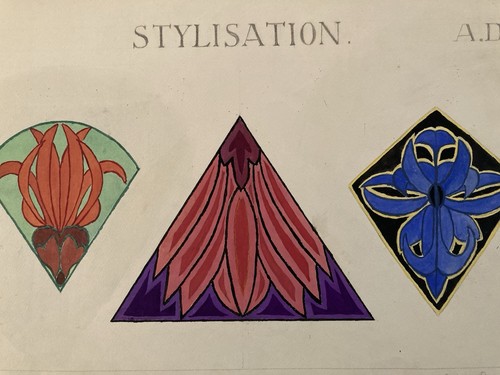 Painting original art deco - original,