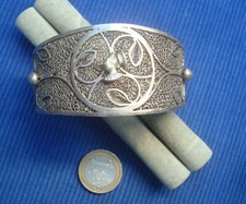 B34 Bracelet Filigrane  Argent Massif Testé Berbere Afrique Lot Bijou Ethnique