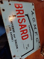 Plaque Email Pub Ancienne