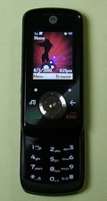GSM Black Portable Mobile Slider Phone Motorola EM326G Noir 